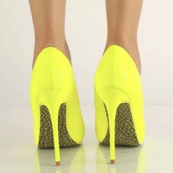 'NEON LIGHTS' HEELS - Picture 2 of 3